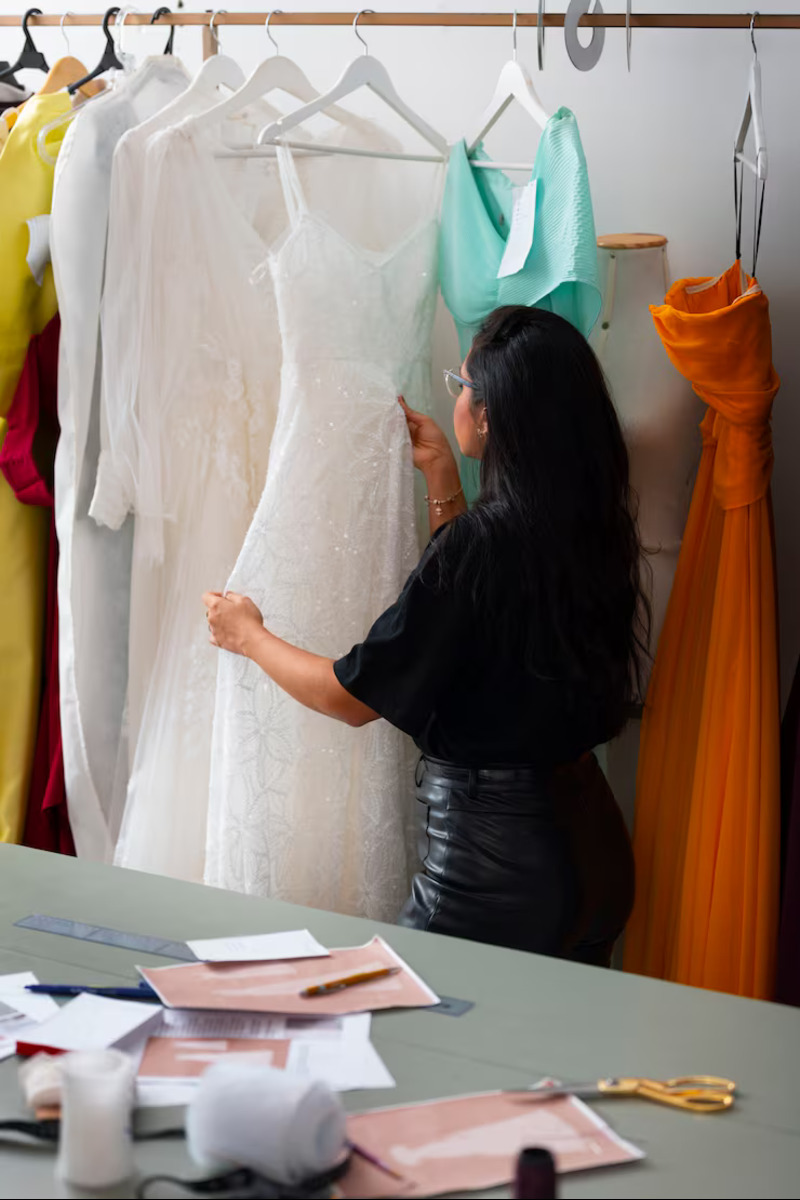 designer dress photo